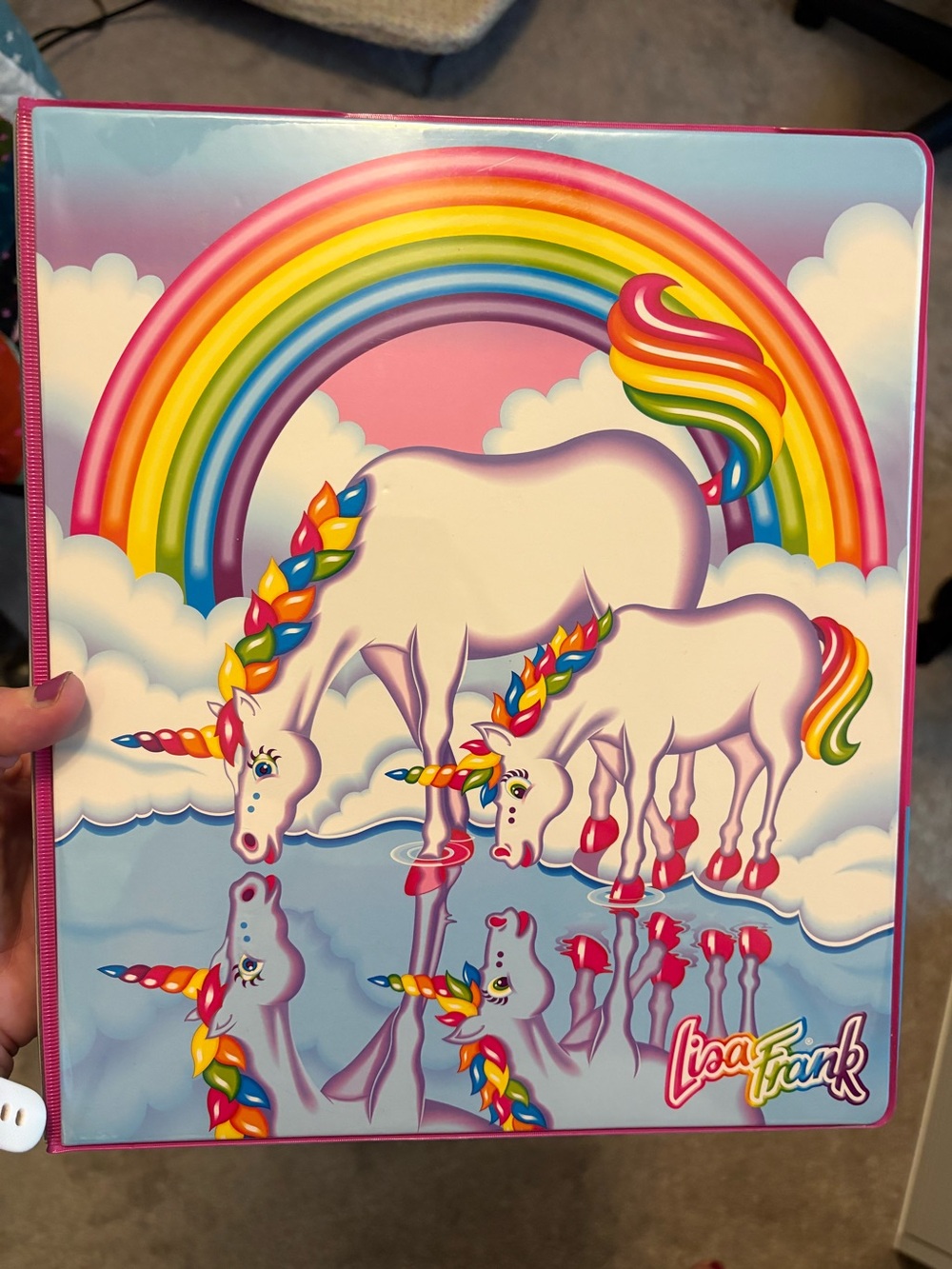 Lisa Frank 3-Ring Binder 🌈🦄